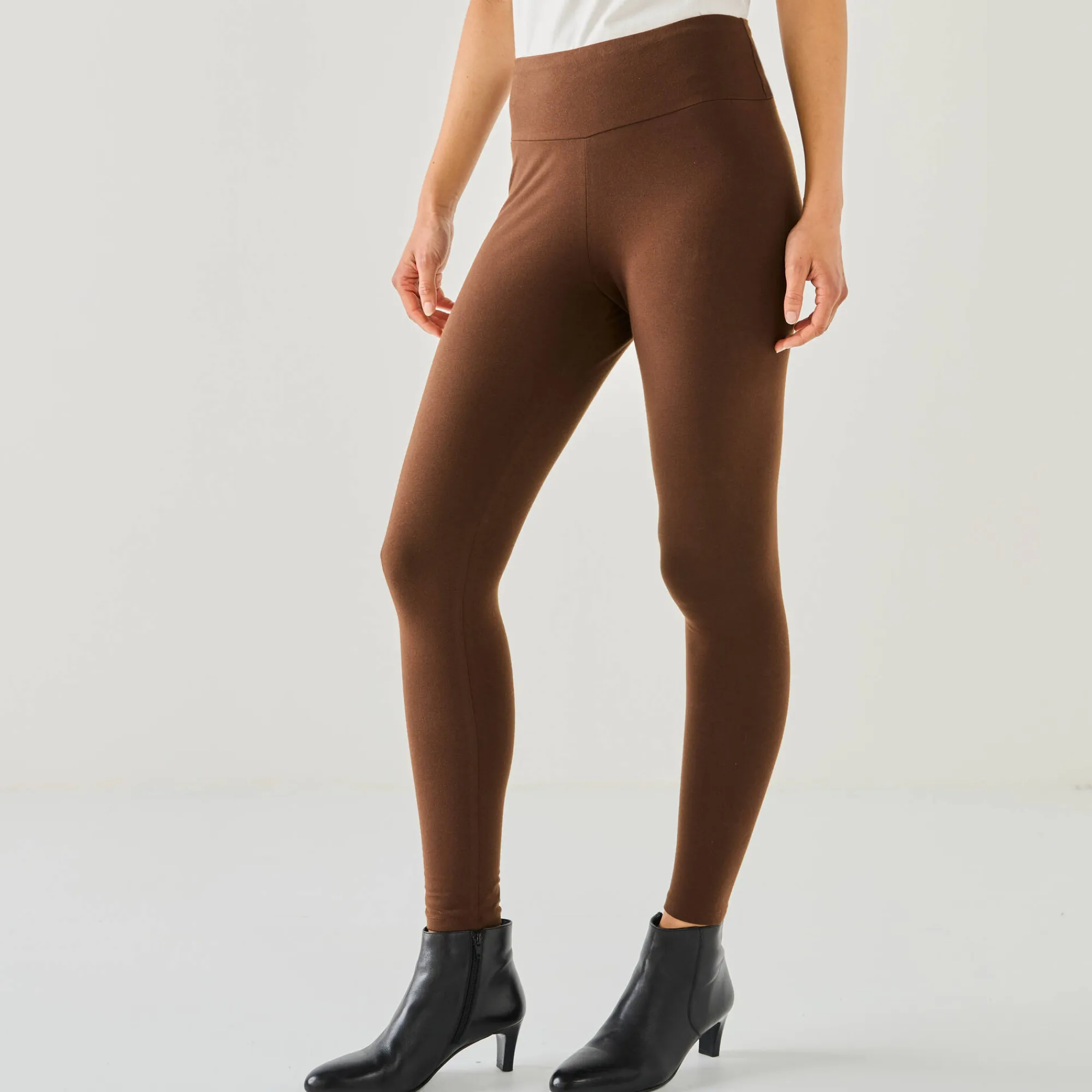 Legging<Blancheporte Legging met hoge taille, platte buik chocolade