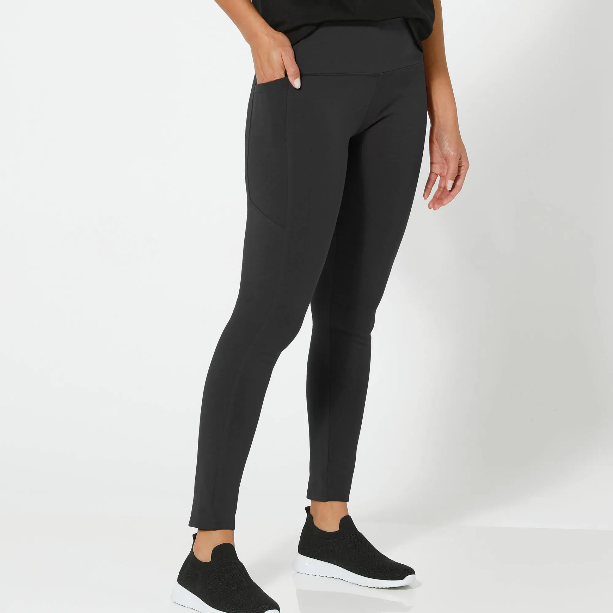 Legging<Blancheporte Legging met zak, gerecycleerd polyester(**) zwart