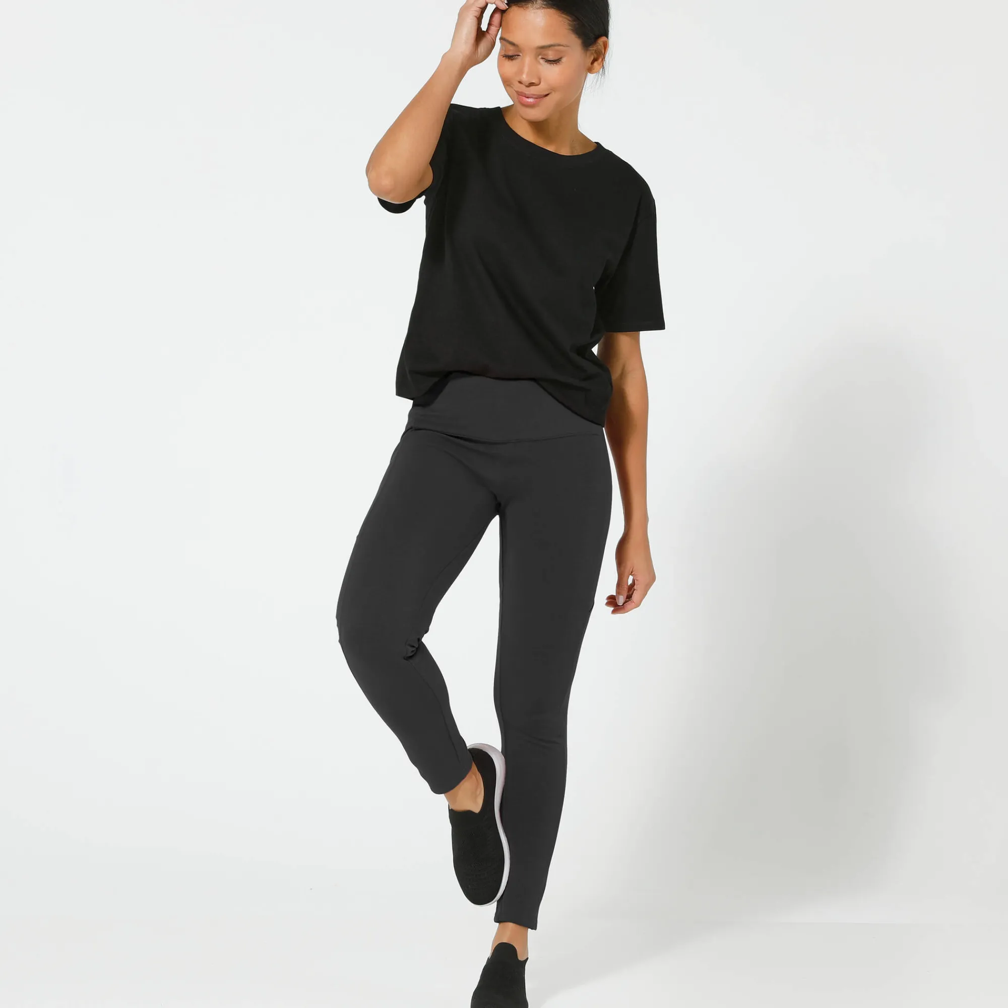 Legging<Blancheporte Legging met zak, gerecycleerd polyester(**) zwart