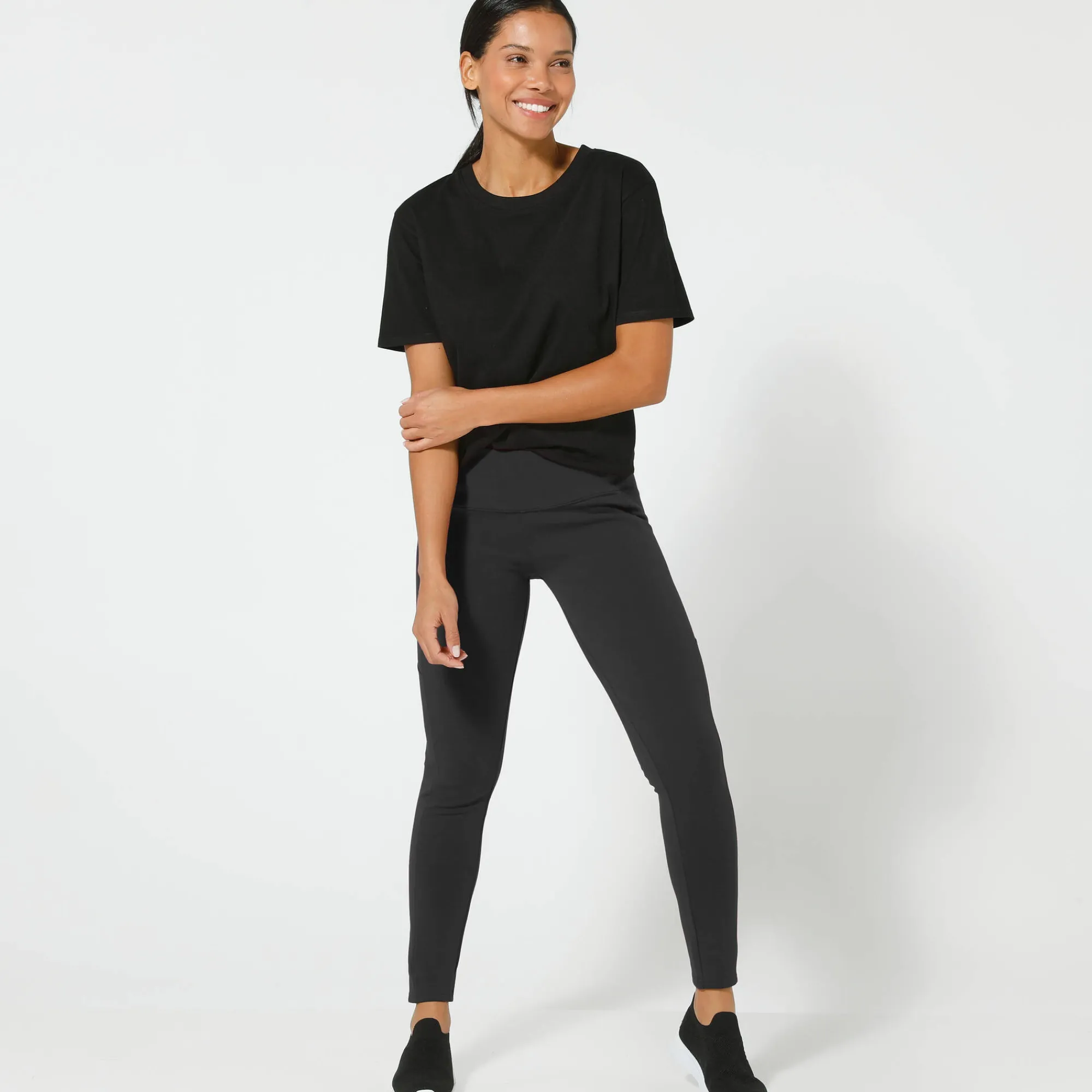 Legging<Blancheporte Legging met zak, gerecycleerd polyester(**) zwart