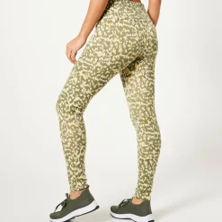 Legging<Blancheporte Legging met zakje, bedrukt kaki
