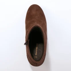 Bottines En Boots|Schoenen<Blancheporte Leren boots in westernstijl chocolade