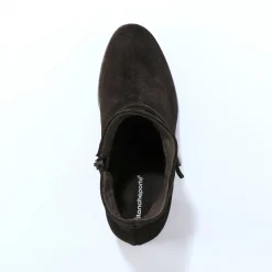 Bottines En Boots|Schoenen<Blancheporte Leren boots met hak zwart