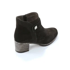 Bottines En Boots|Schoenen<Blancheporte Leren boots met hak zwart