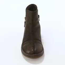 Bottines En Boots|Schoenen<Blancheporte Leren boots met rits zwart