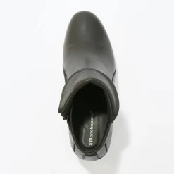Bottines En Boots|Schoenen<Blancheporte Leren boots met sleehak zwart