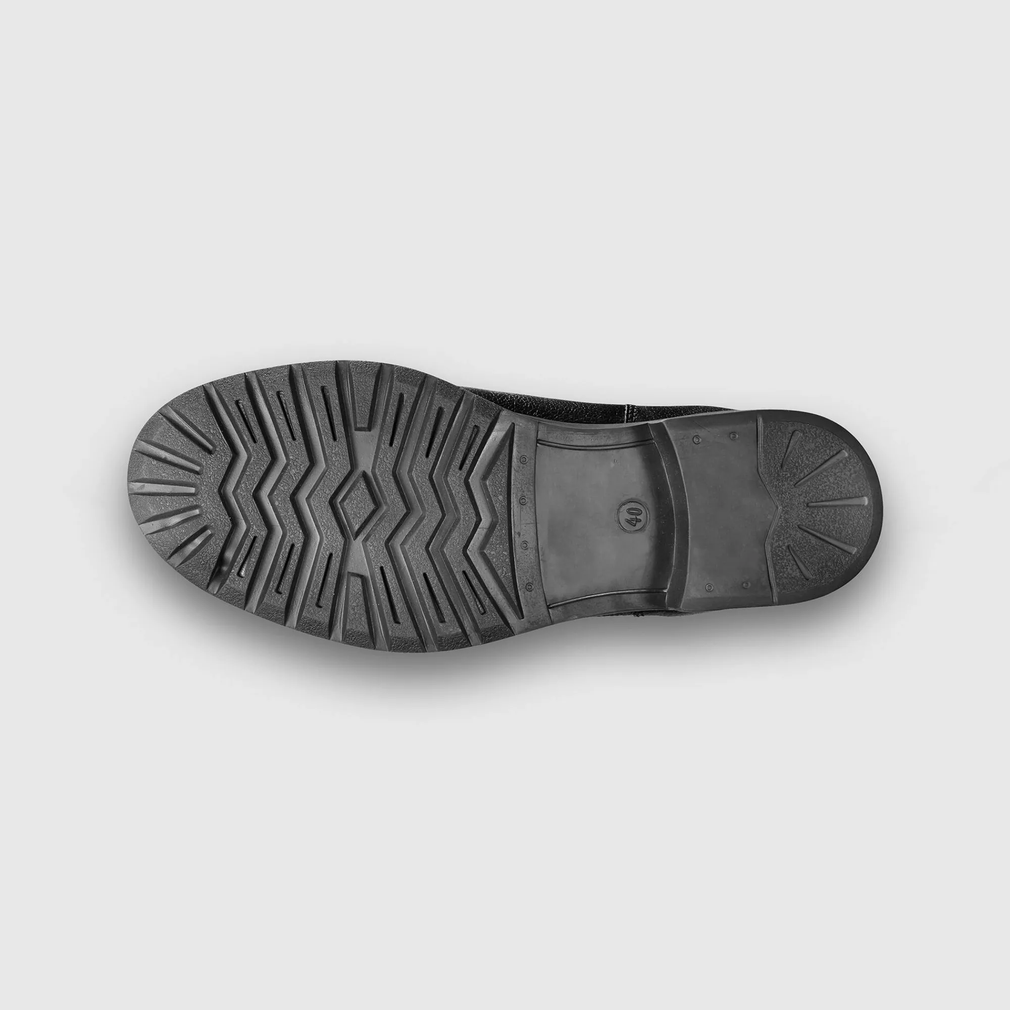 Feestoutfits Heren|Schoenen<Blancheporte Leren boots met wollen voering - tot maat 46 zwart