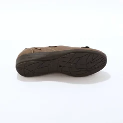 Ballerina's|Schoenen<Blancheporte Leren laarzen, speciaal voor brede kuiten taupe