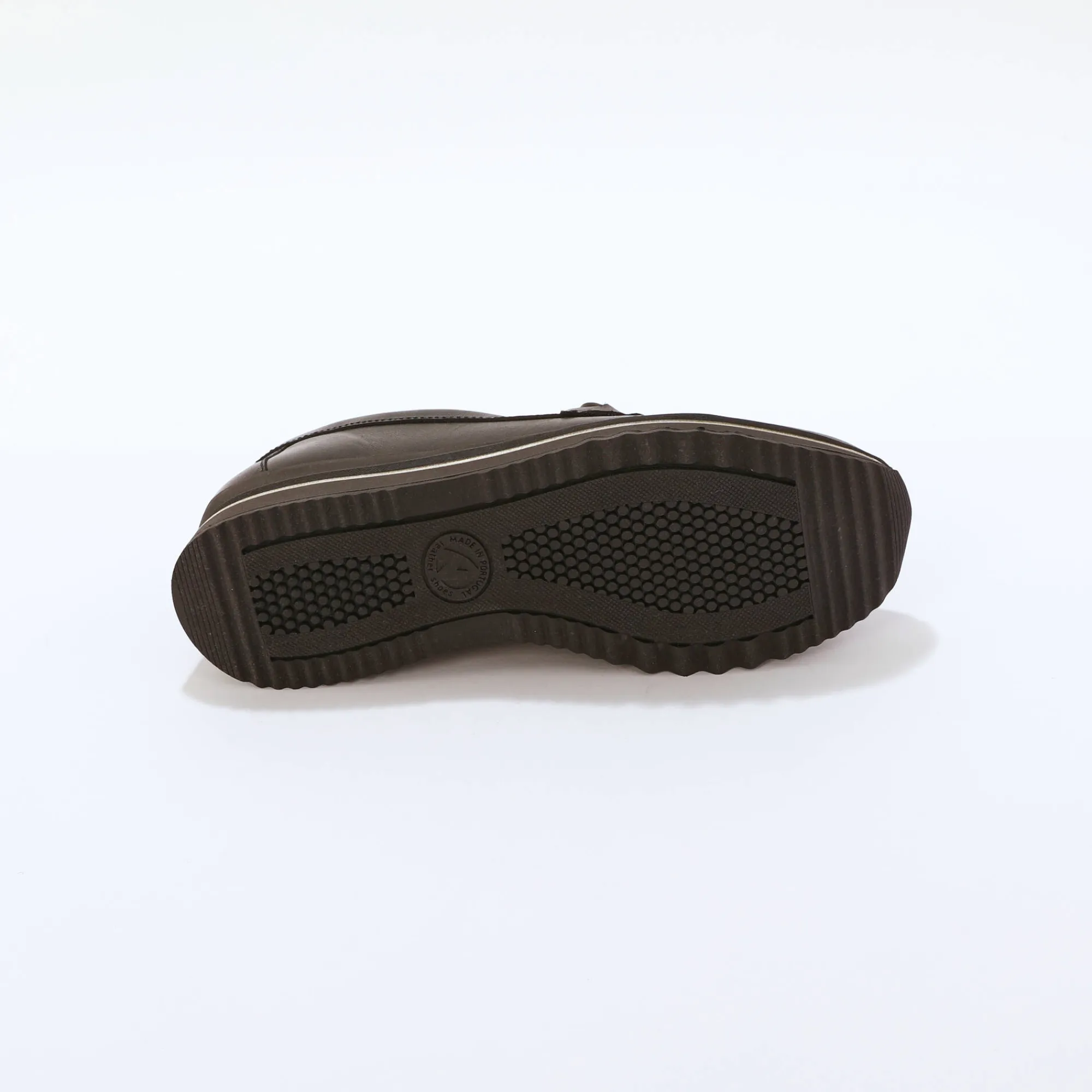 Derby's En Mocassins|Schoenen<Blancheporte Leren mocassins, breed model zwart