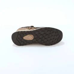 Baskets En Sneakers|Schoenen<Blancheporte Leren sneakers met rits en veters zwart