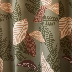 Gordijn, Glasgordijn & Store<Blancheporte Lichtdempend gordijn met bladerenprint groen