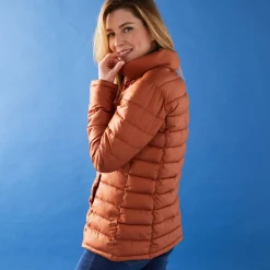 Parka En Donsjas<Colors&Co Lichte gewatteerde jas, kort model karamel