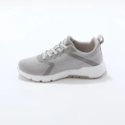 Baskets En Sneakers|Schoenen<Blancheporte Lichte sneakers in ademend textiel grijs