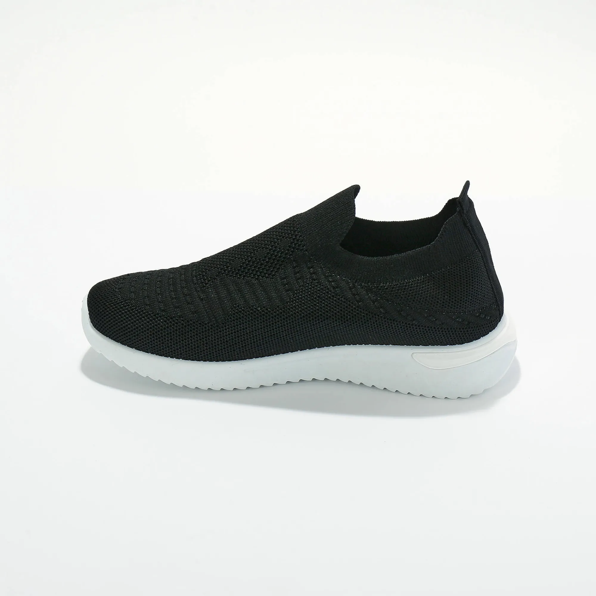 Baskets En Sneakers|Schoenen<Blancheporte Lichte sneakers in meshtextiel, makkelijk aan te trekken zwart