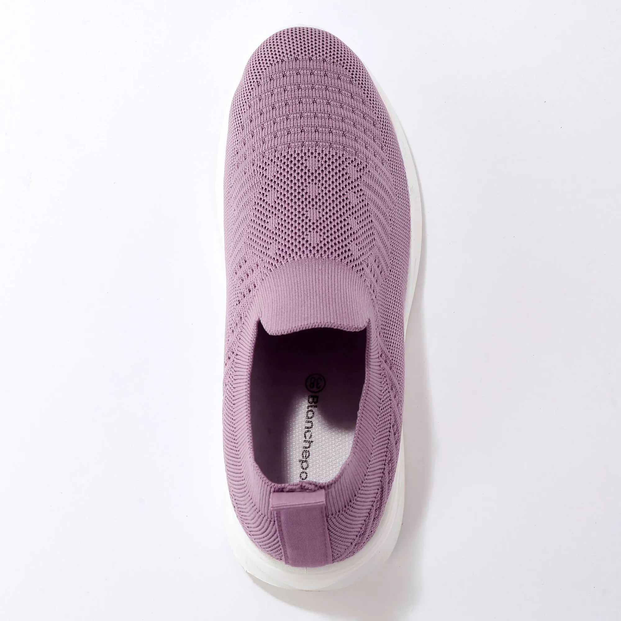 Baskets En Sneakers|Schoenen<Blancheporte Lichte sneakers in meshtextiel, makkelijk aan te trekken grijsmauve