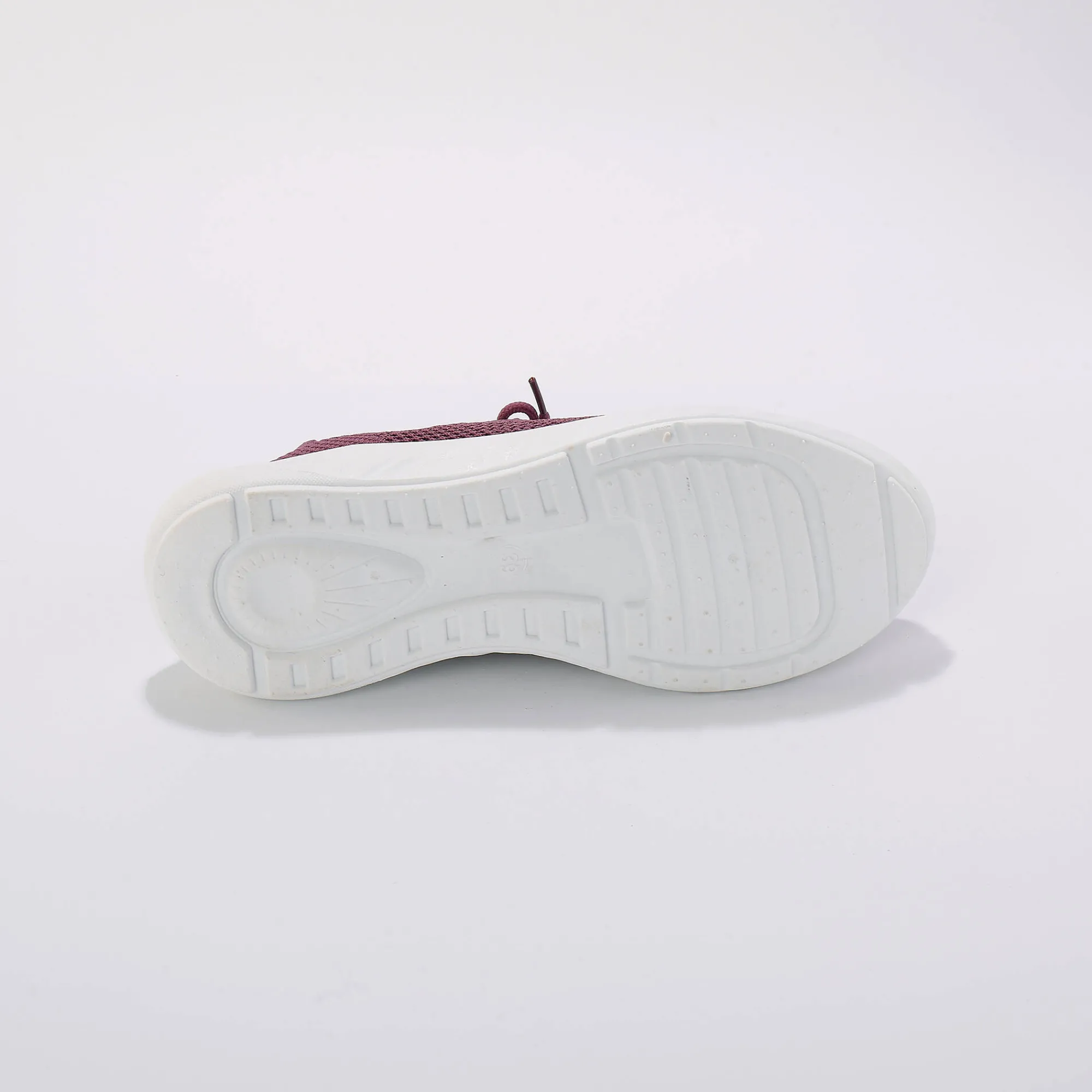 Baskets En Sneakers|Schoenen<Blancheporte Lichte sneakers in meshtextiel, met veters pruim