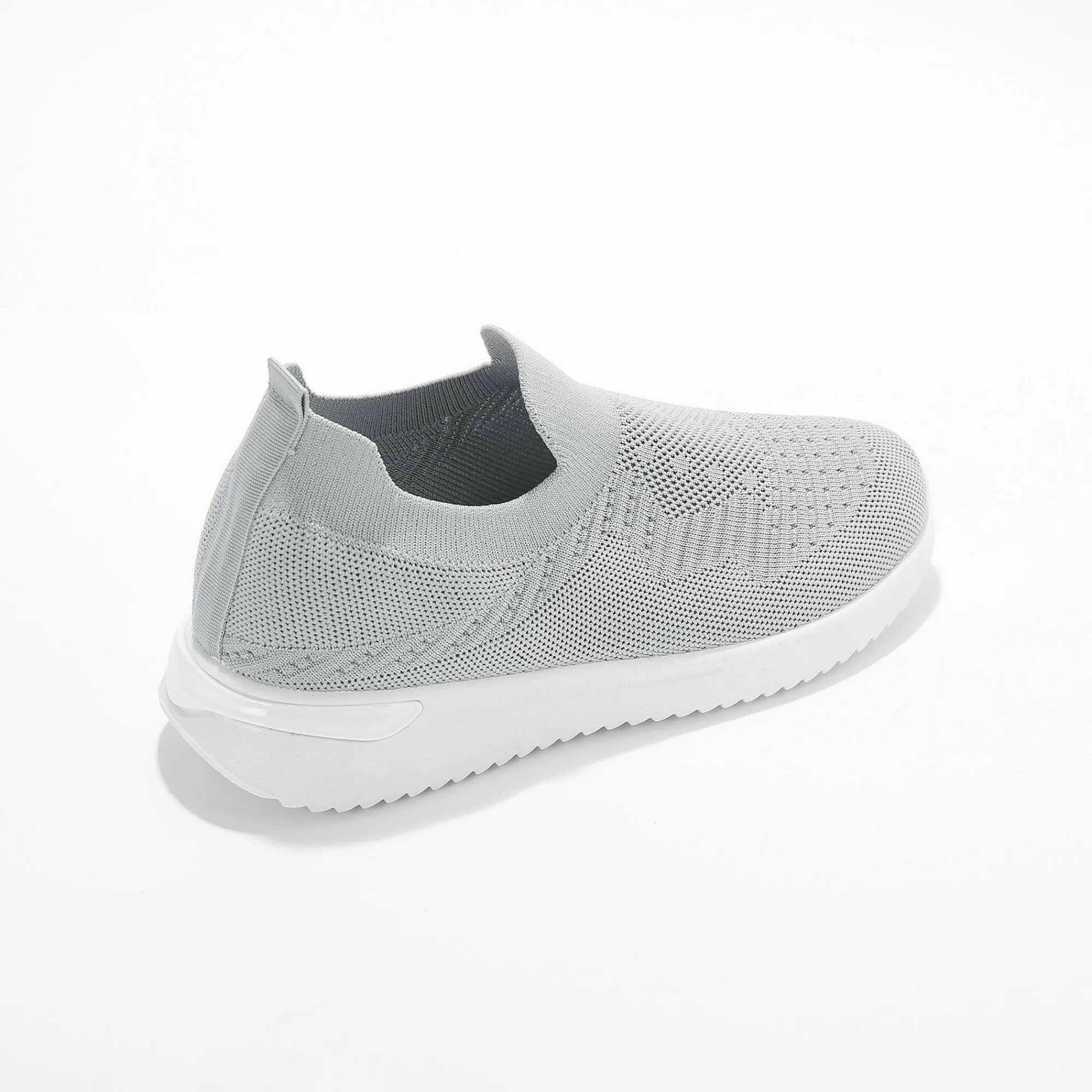 Baskets En Sneakers|Schoenen<Blancheporte Lichte sneakers in meshtextiel, makkelijk aan te trekken grijs