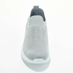 Baskets En Sneakers|Schoenen<Blancheporte Lichte sneakers in meshtextiel, makkelijk aan te trekken grijs