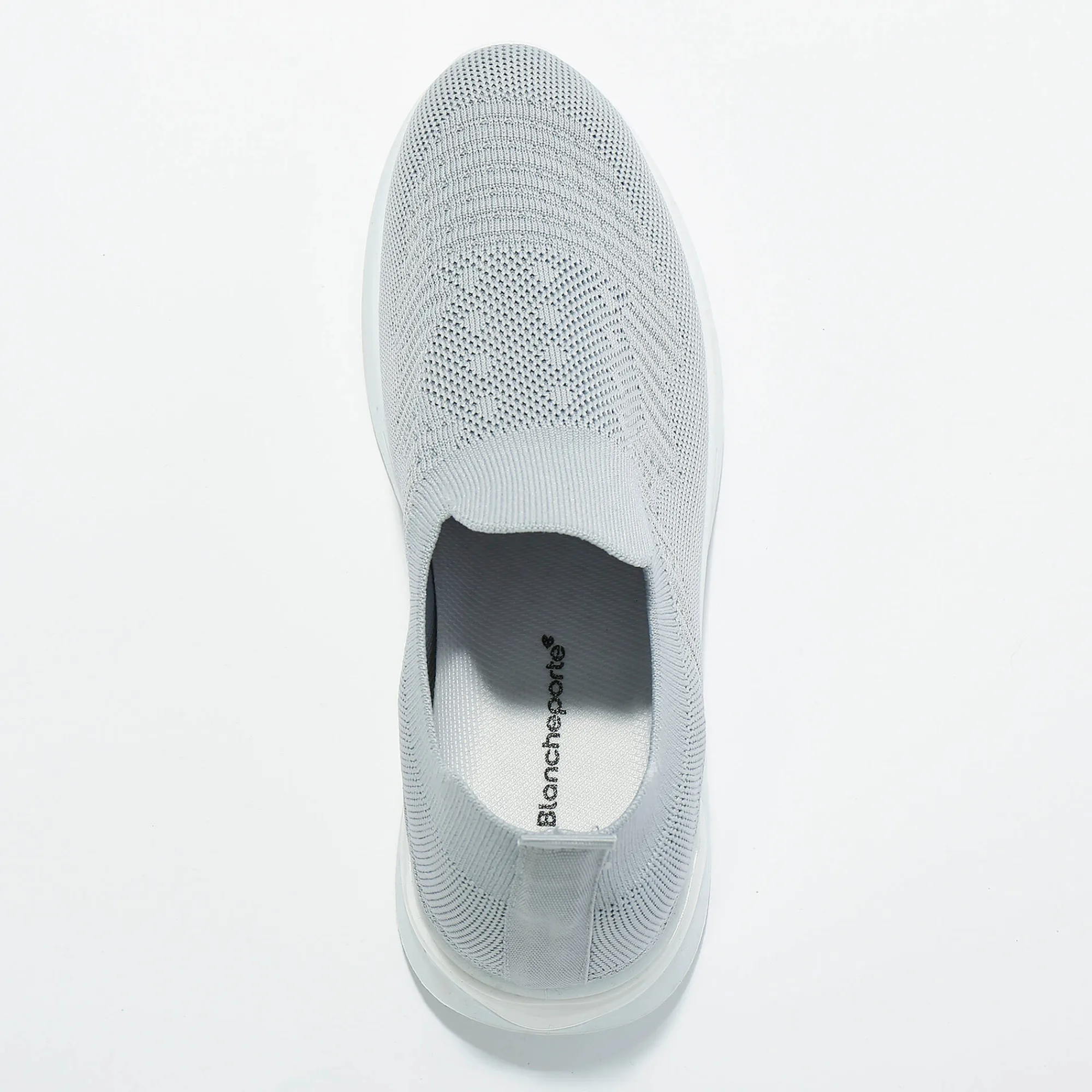 Baskets En Sneakers|Schoenen<Blancheporte Lichte sneakers in meshtextiel, makkelijk aan te trekken grijs