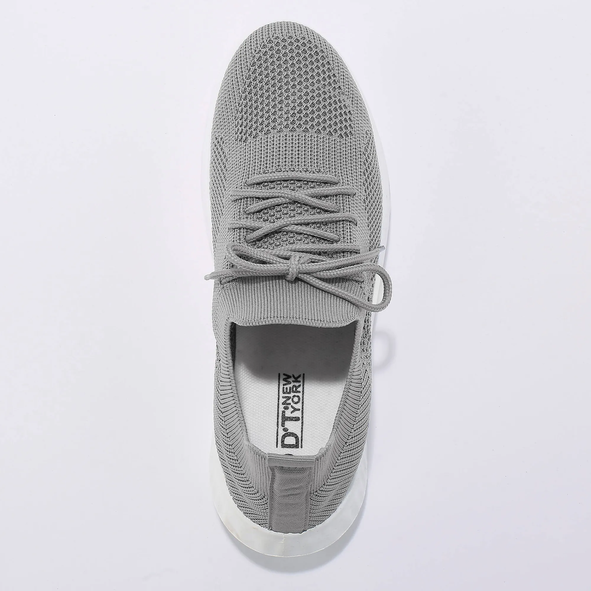 Baskets En Sneakers|Schoenen<Blancheporte Lichte sneakers in meshtextiel, met veters grijs