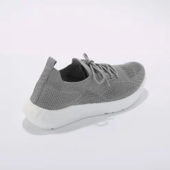 Baskets En Sneakers|Schoenen<Blancheporte Lichte sneakers in meshtextiel, met veters grijs