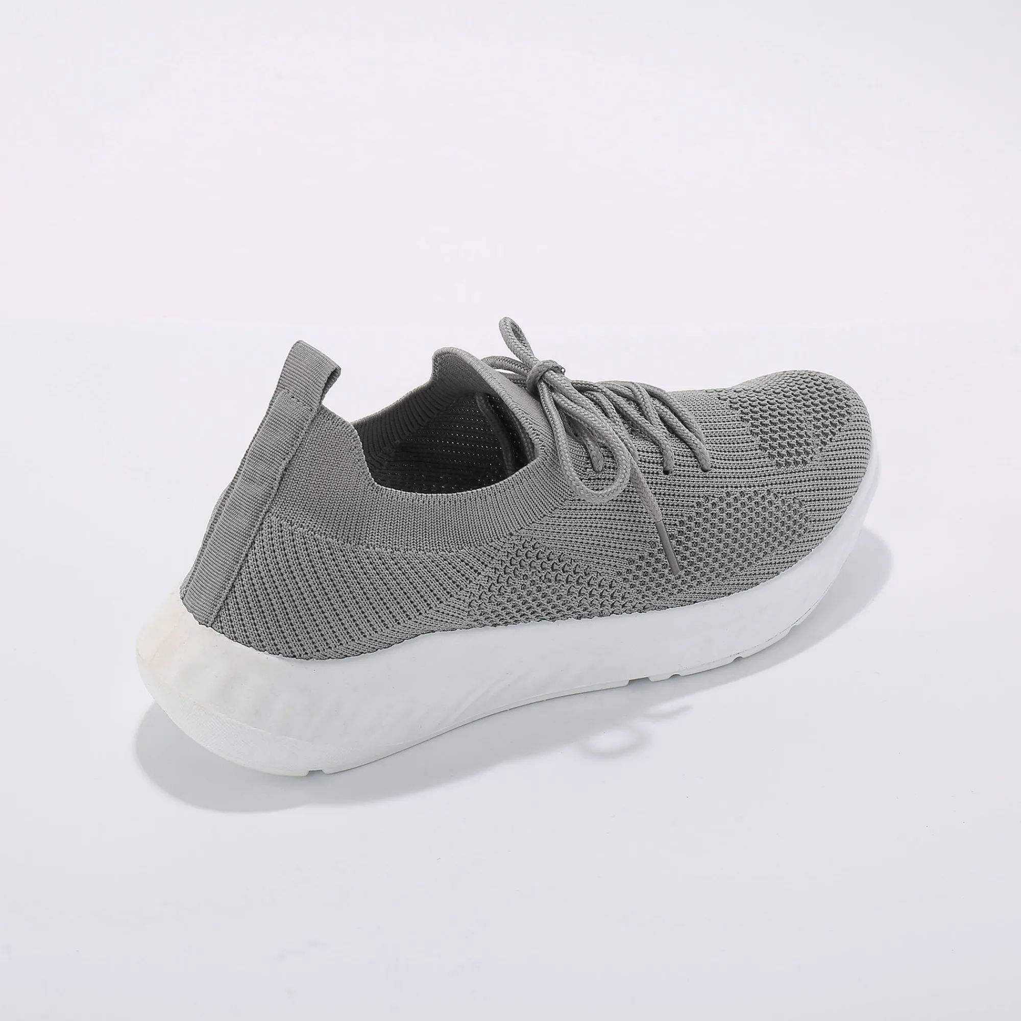 Baskets En Sneakers|Schoenen<Blancheporte Lichte sneakers in meshtextiel, met veters grijs