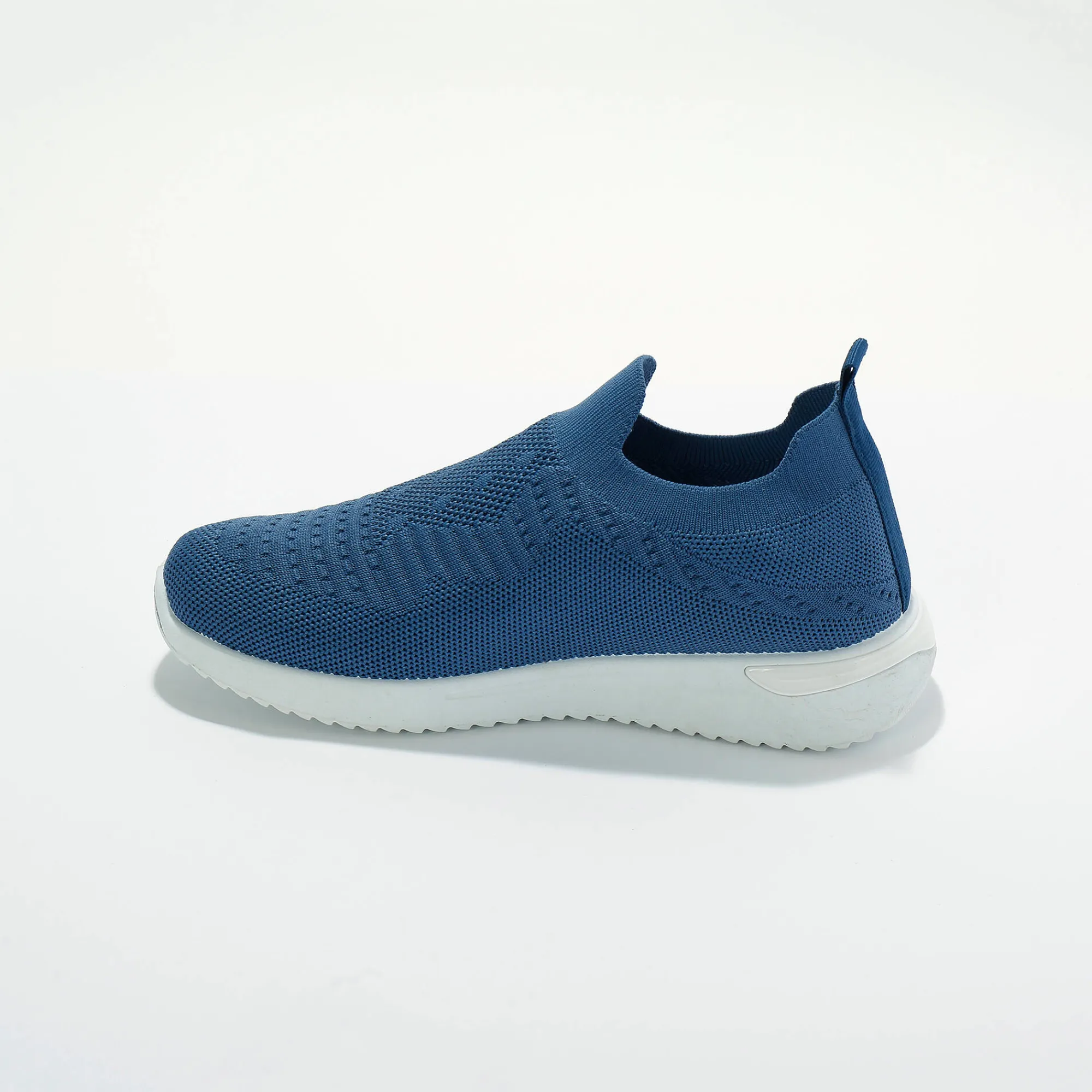 Baskets En Sneakers|Schoenen<Blancheporte Lichte sneakers in meshtextiel, makkelijk aan te trekken blauw