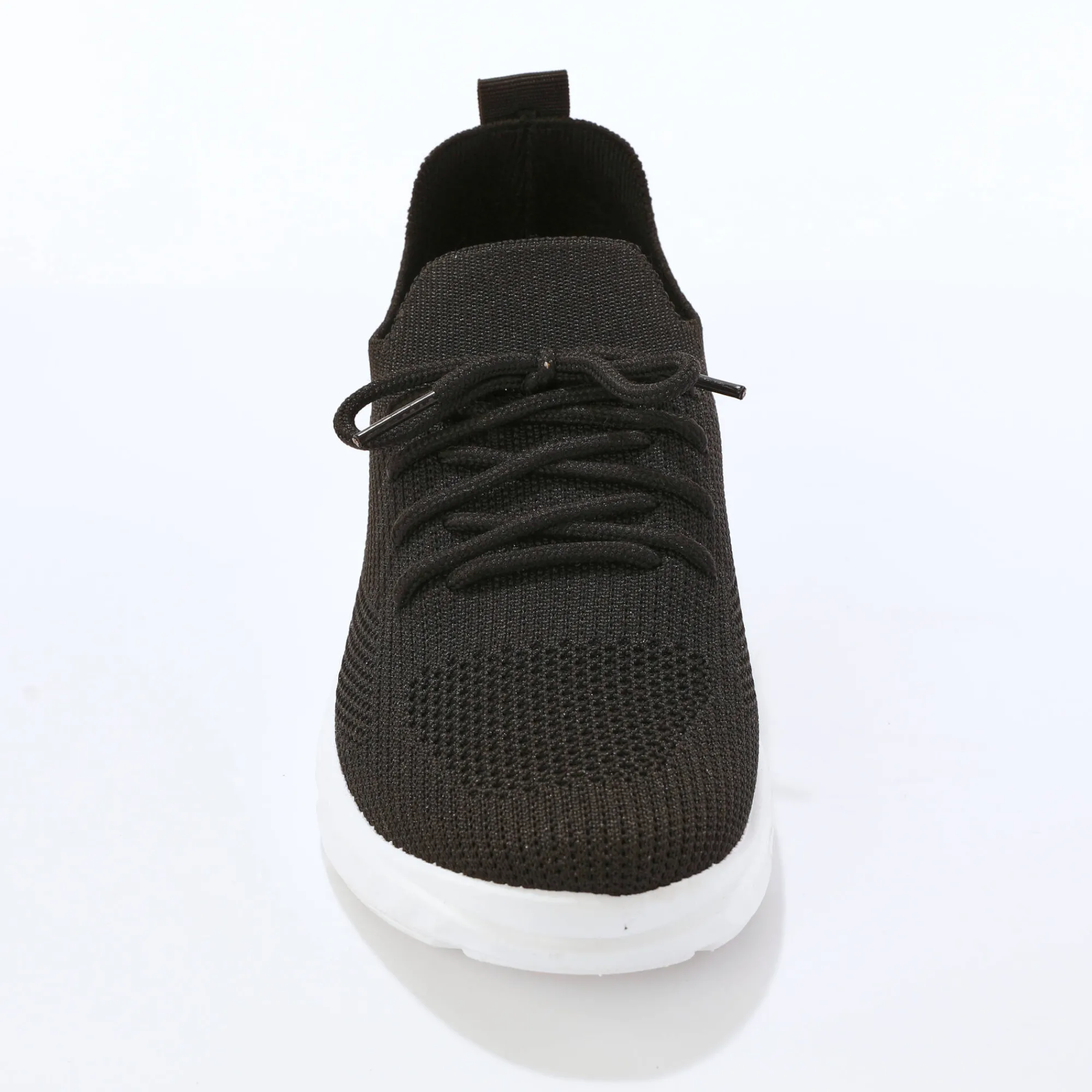 Baskets En Sneakers|Schoenen<Blancheporte Lichte sneakers in meshtextiel, met veters zwart