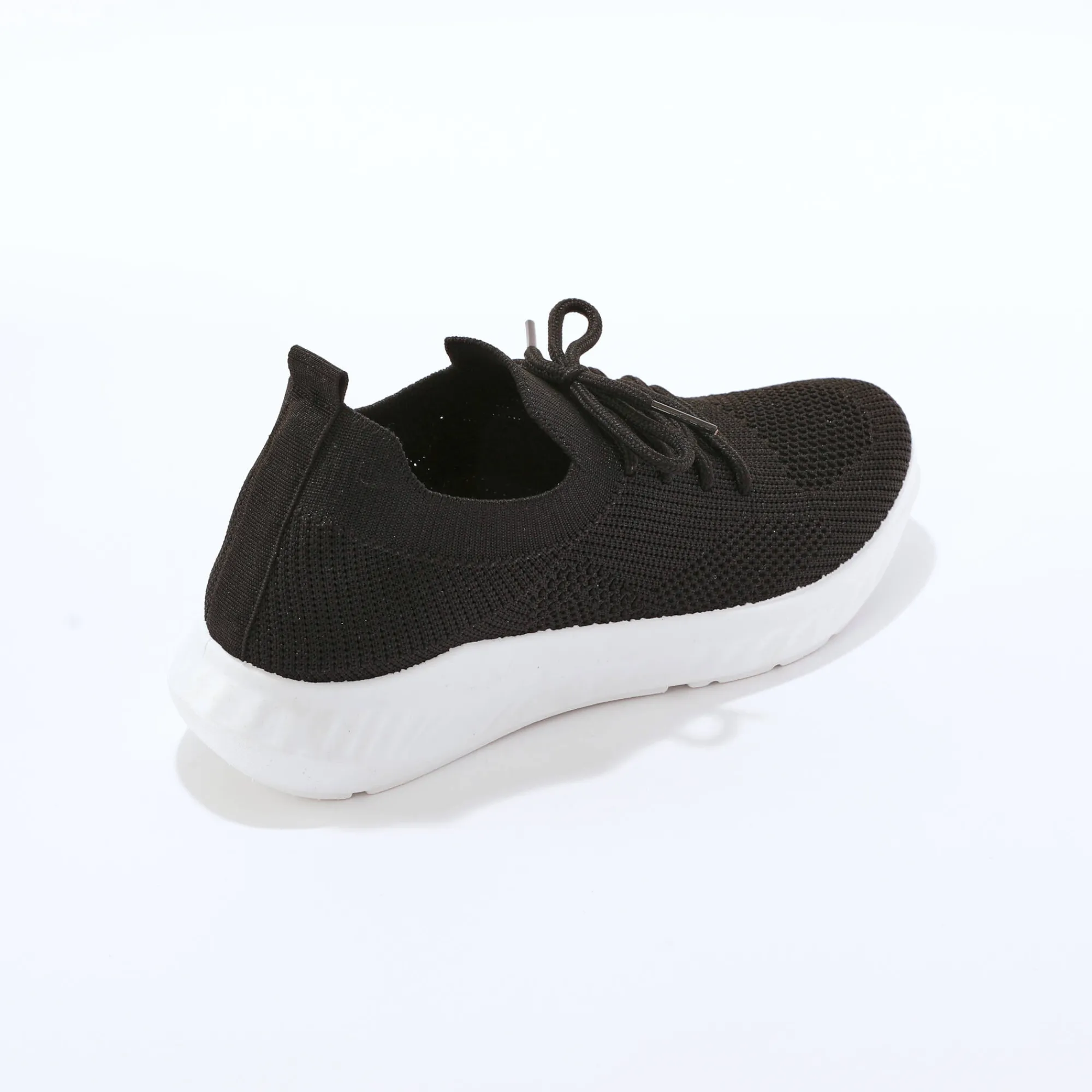 Baskets En Sneakers|Schoenen<Blancheporte Lichte sneakers in meshtextiel, met veters zwart