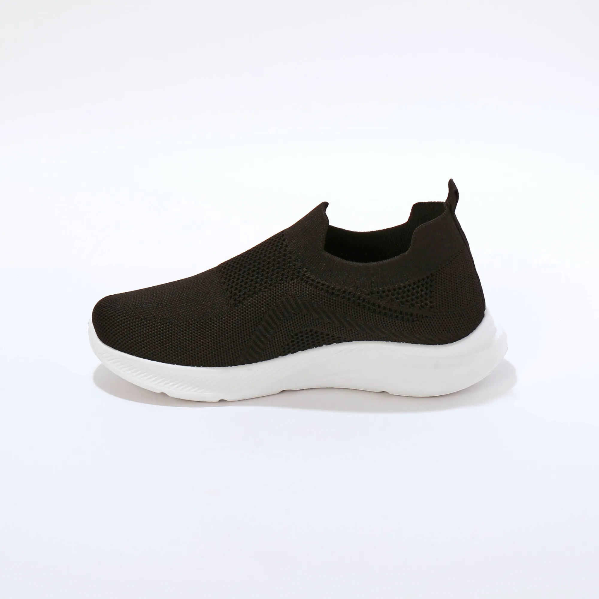 Schoenen|Schoenen Heren<Blancheporte Lichte sneakers, meshtextiel zwart
