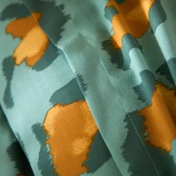 Fantasie Bedlinnen|Dekbedovertrek<Blancheporte Linge de lit Pedro en polycoton imprimé peau de bête groen