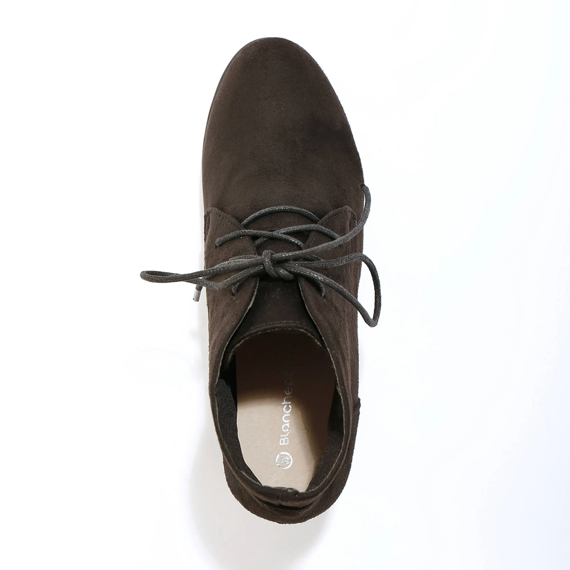 Bottines En Boots|Schoenen<Blancheporte Low-boots met hak in houtstijl zwart