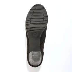 Bottines En Boots|Schoenen<Blancheporte Low-boots met hak in houtstijl zwart