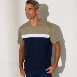 T-Shirt, Hemd En Polo<Blancheporte Makkelijk aan te trekken T-shirt, korte mouwen en opening aan de schouder kaki / marine