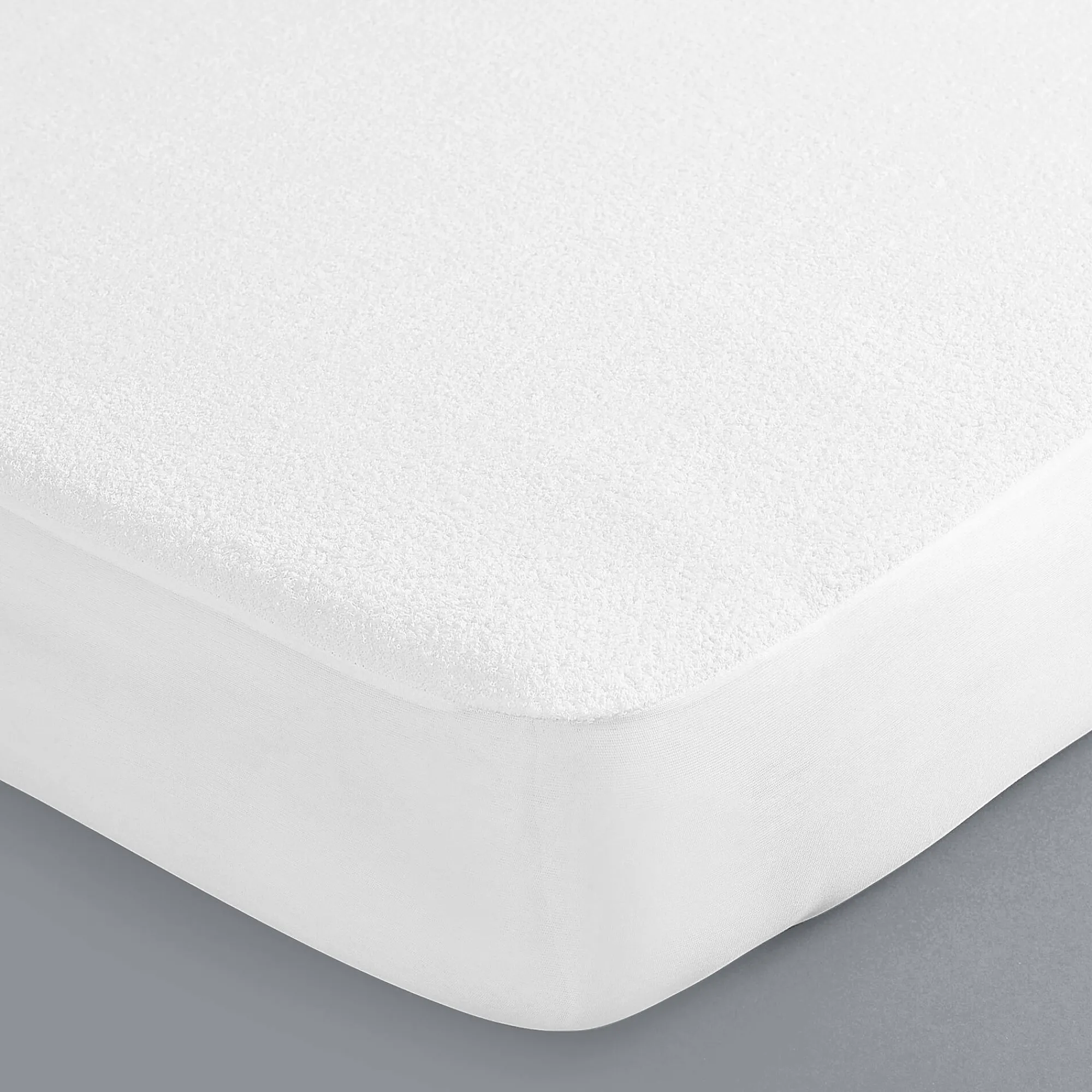 Matrasbeschermer<Blancheporte Matrasbeschermer in absorberende badstof wit