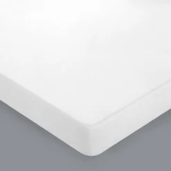Matrasbeschermer<Blancheporte Matrasbeschermer in anti-allergisch molton, hoes 32 cm wit