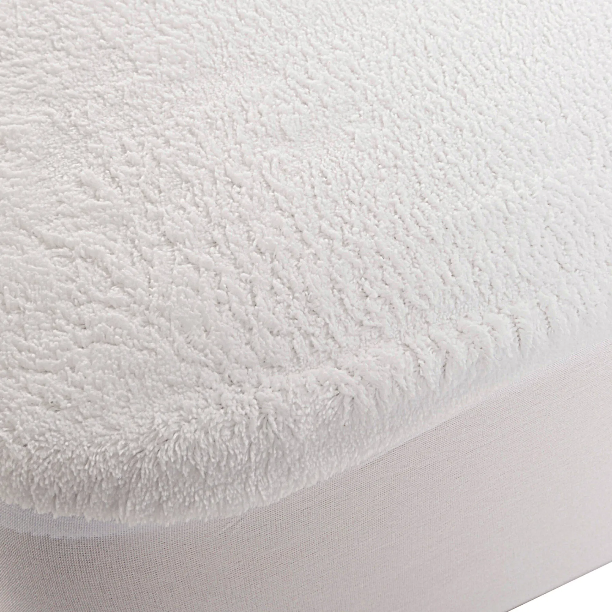 Matrasbeschermer<Blancheporte Matrasbeschermer in ondoorlatende microvezel, hoesmodel wit