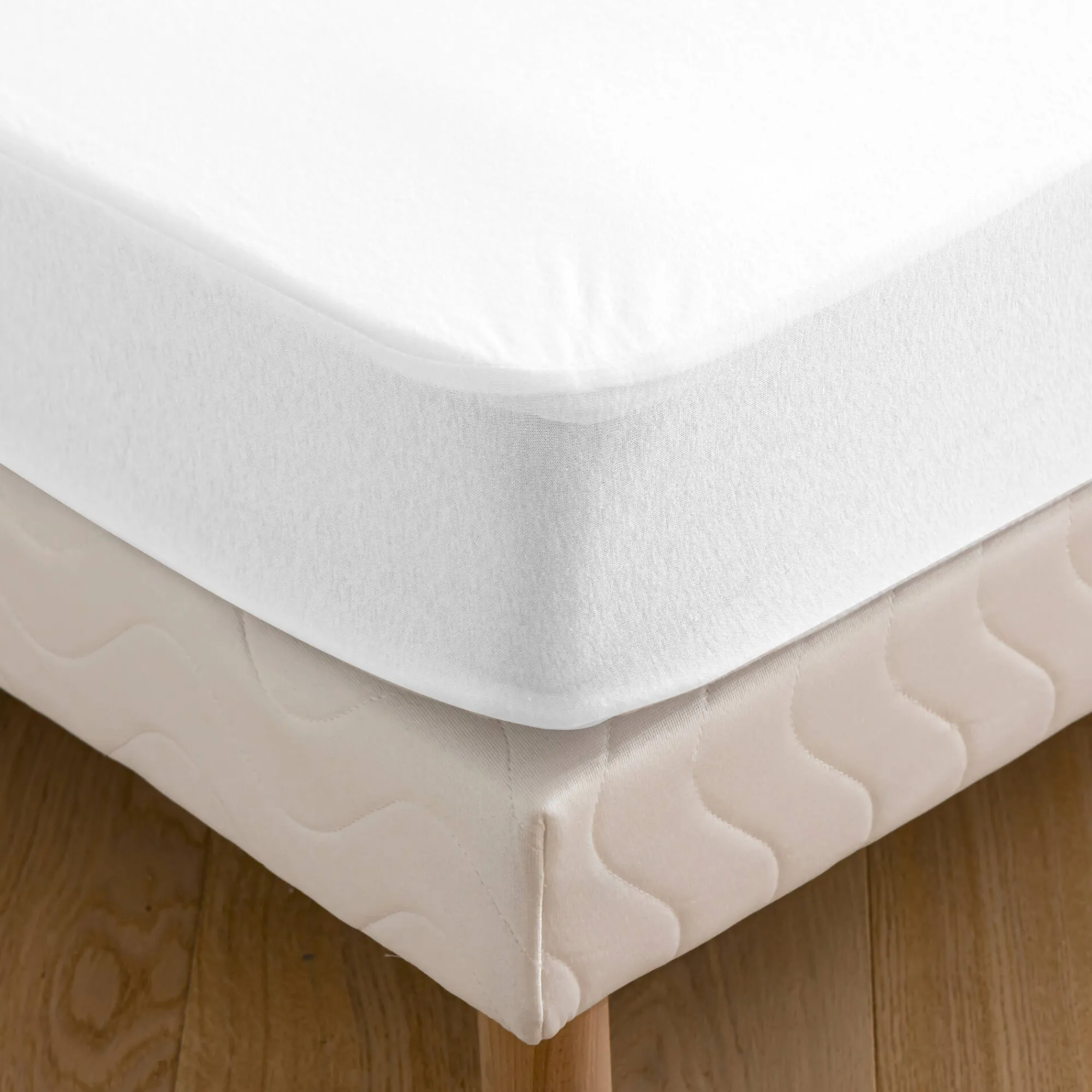 Matrasbeschermer<Blancheporte Matrasbeschermer in ondoorlatend pvc-molton, hoesmodel wit