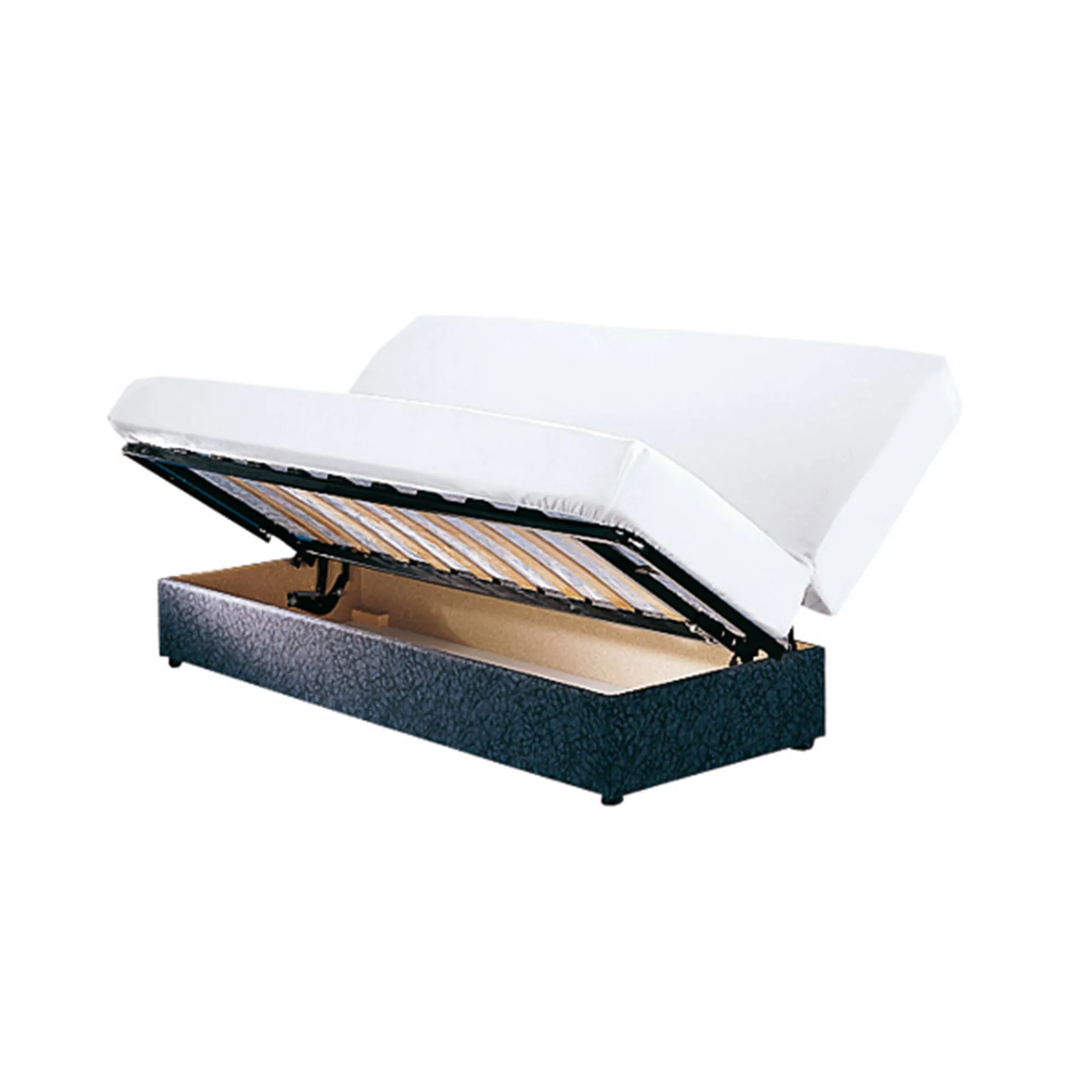 Matrasbeschermer<Conforlux Matrasbeschermer voor gelede bedden, in krimpvrij en ondoorlatend molton wit