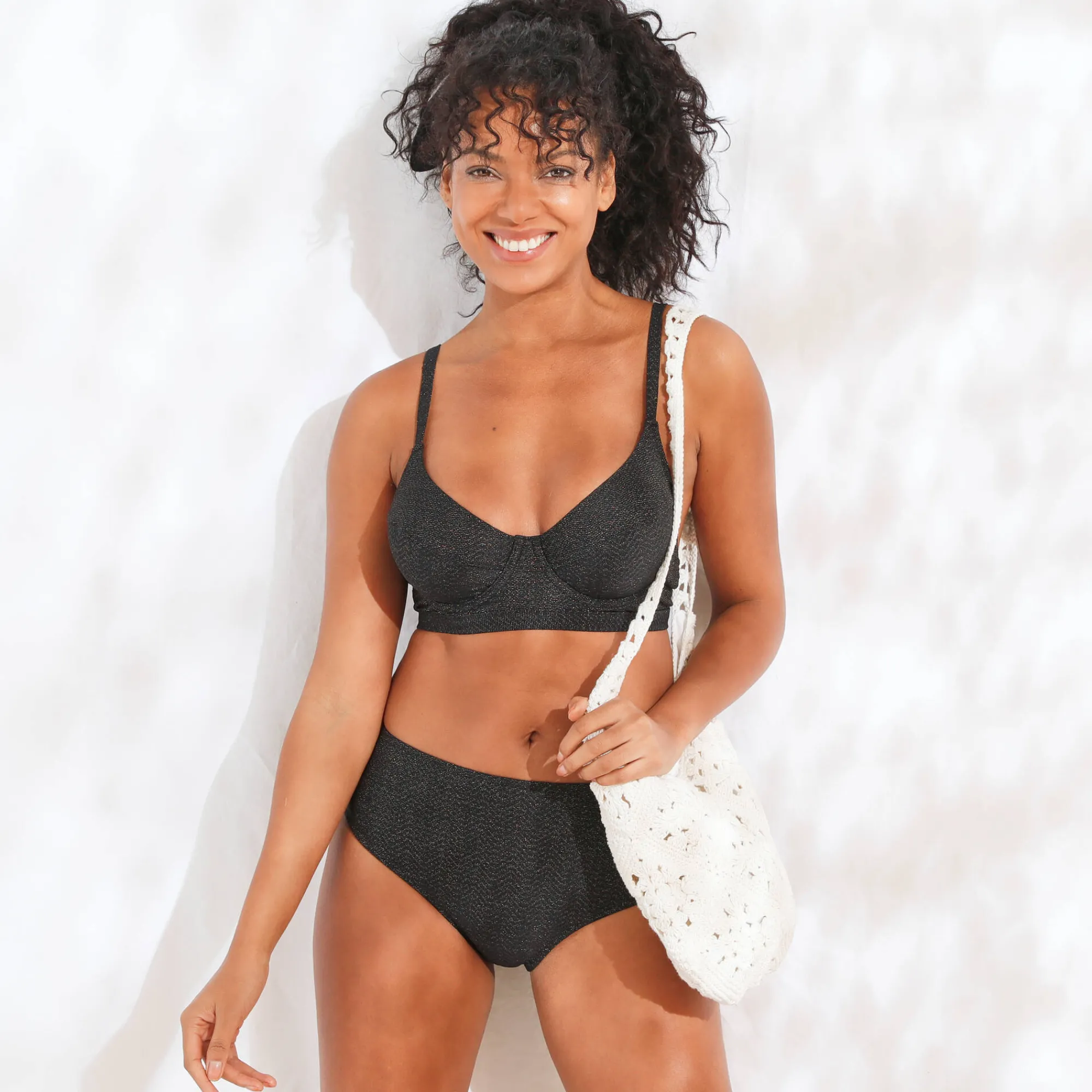 Badmode|Badmode<Blancheporte Maxi zwemslip Calayo zwart