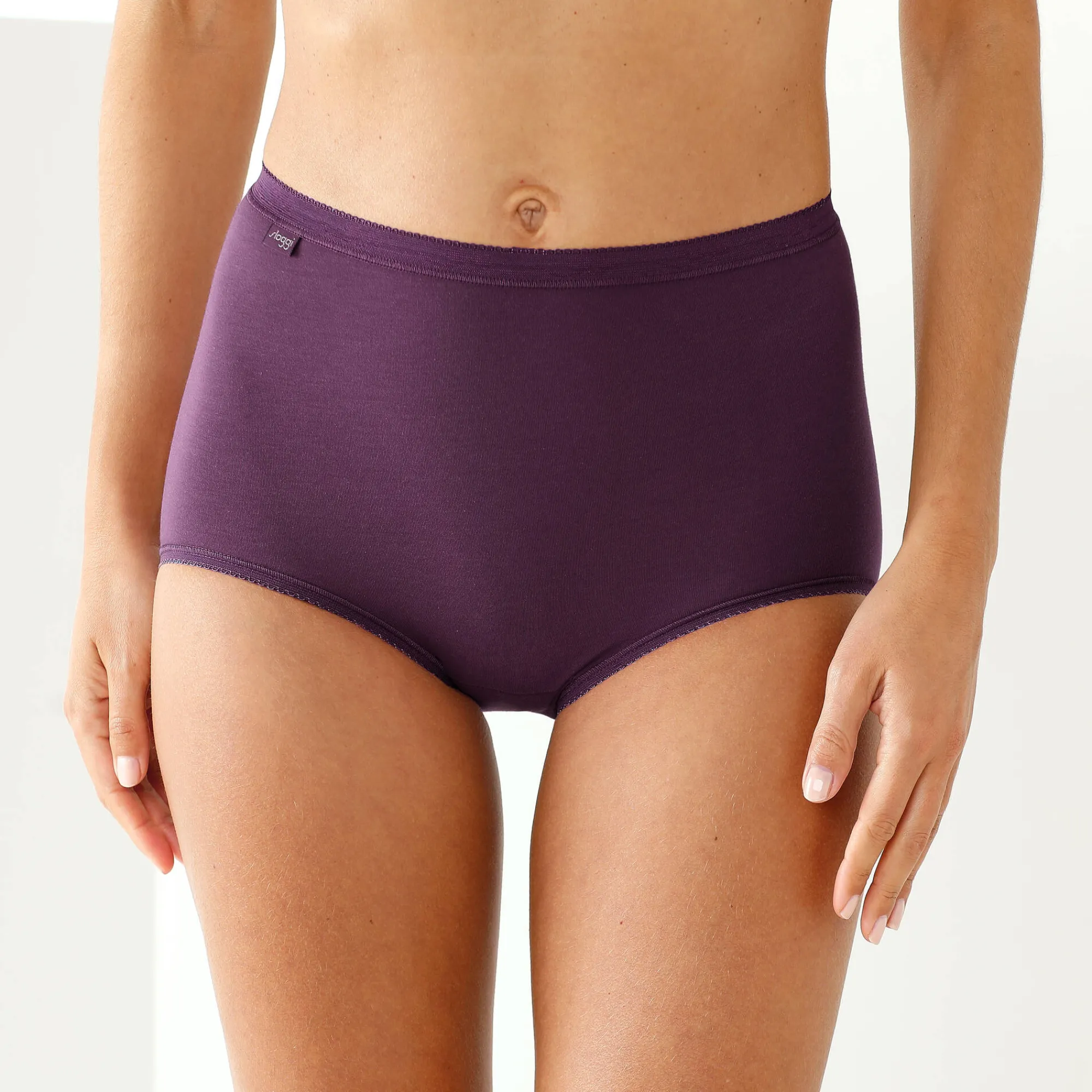 Slip En Shorty<Sloggi Maxislip Basic - set van 3 pruim