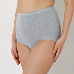 Slip En Shorty<Sloggi Maxislip Basic - set van 3 chiné grijs
