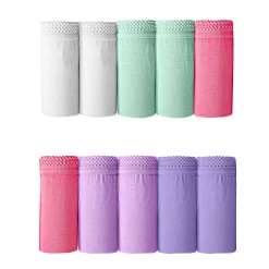 Slip En Shorty<Blancheporte Maxislip in katoen - set van 10 fel
