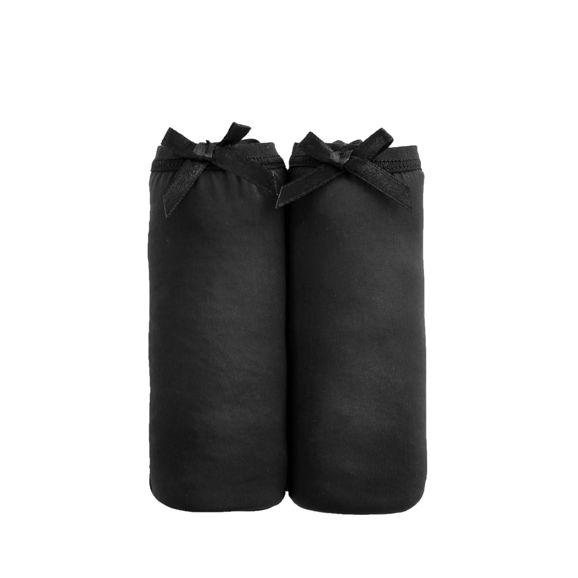 Slip En Shorty<Blancheporte Maxislip in microvezel - Set van 2 zwart