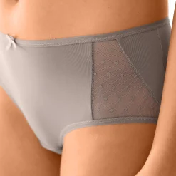 Slip En Shorty<Blancheporte Maxislip in microvezel - Set van 2 taupe