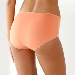 Slip En Shorty<Blancheporte Maxislip in microvezel - Set van 2 abrikoos