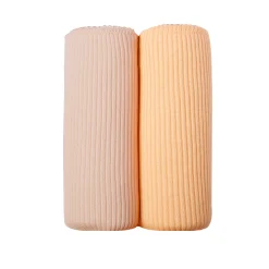 Slip En Shorty<Blancheporte Maxislip in stretchkatoen met platte ribbels nude + perzik