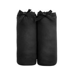Slip En Shorty<Blancheporte Midislip in microvezel - Set van 2 zwart