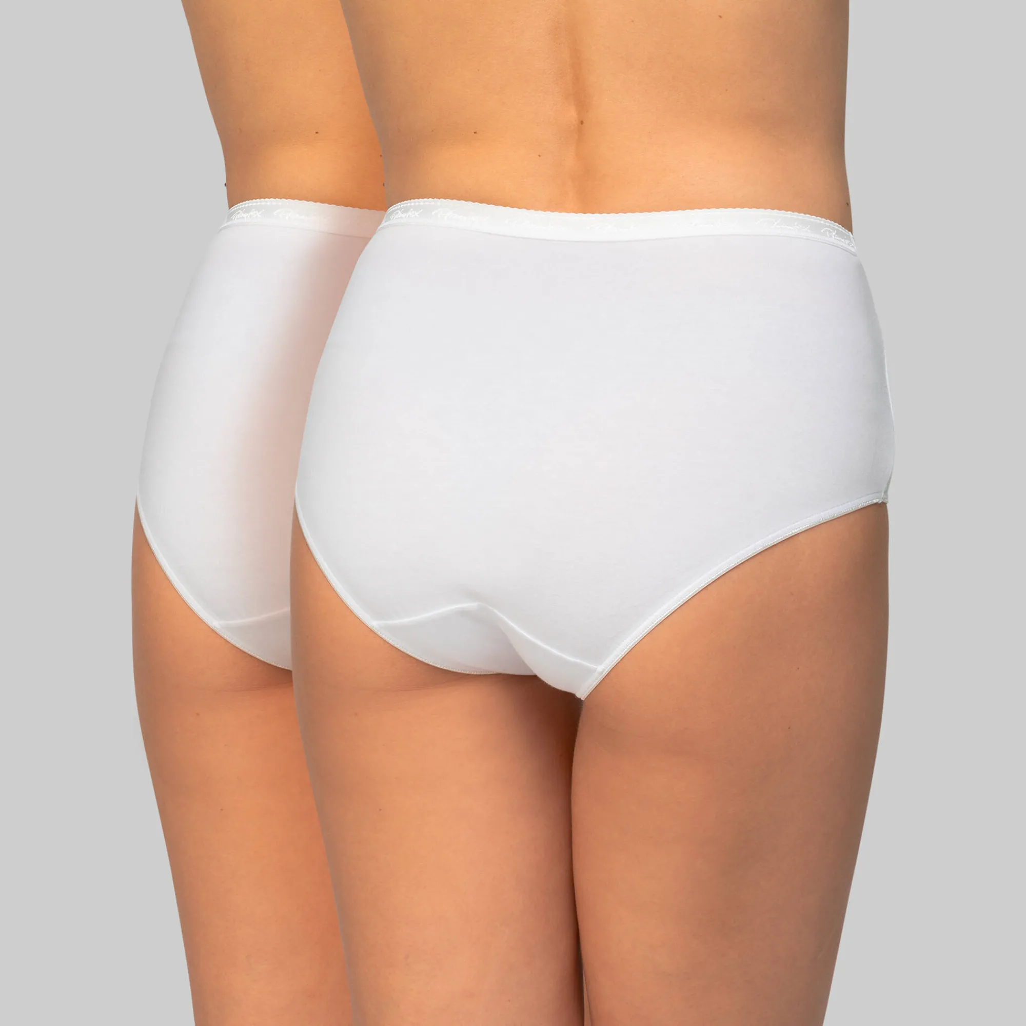 Slip En Shorty<Playtex Midislip met biologisch katoen(**) - set van 2 wit