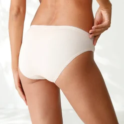 Slip En Shorty<Blancheporte Midislip met kant - set van 3 zwart + nude + wit